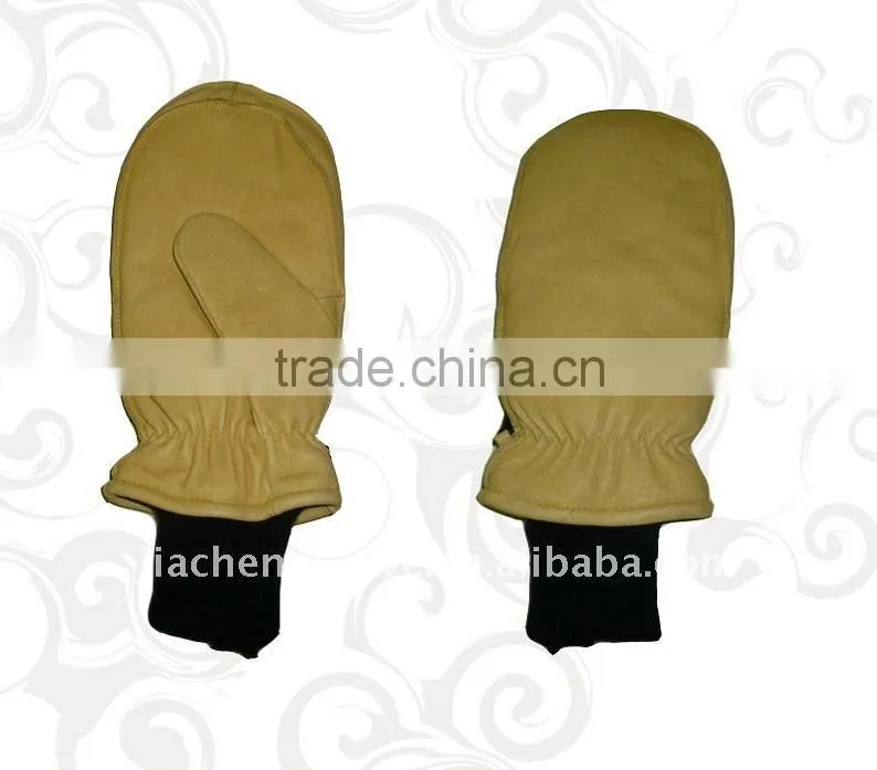 Hot Pigskin Leather Mitten Glove MF017, Safety Equipment, Working Leather Glove