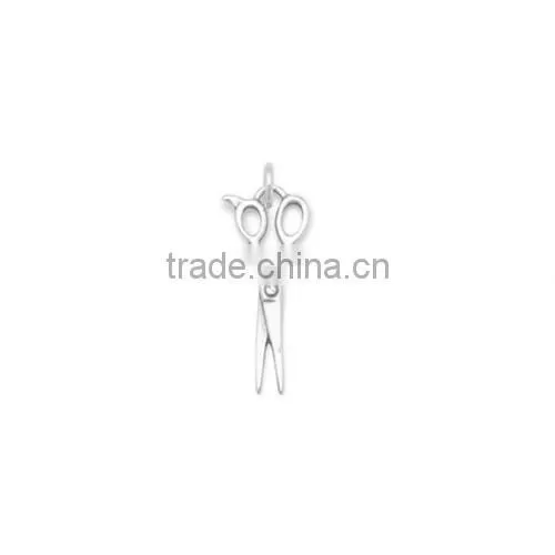 Sterling Silver Charm Scissors Style Jewelry Charm