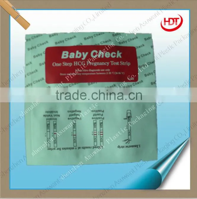 small aluminium foil packaging bag for pregancy test paper