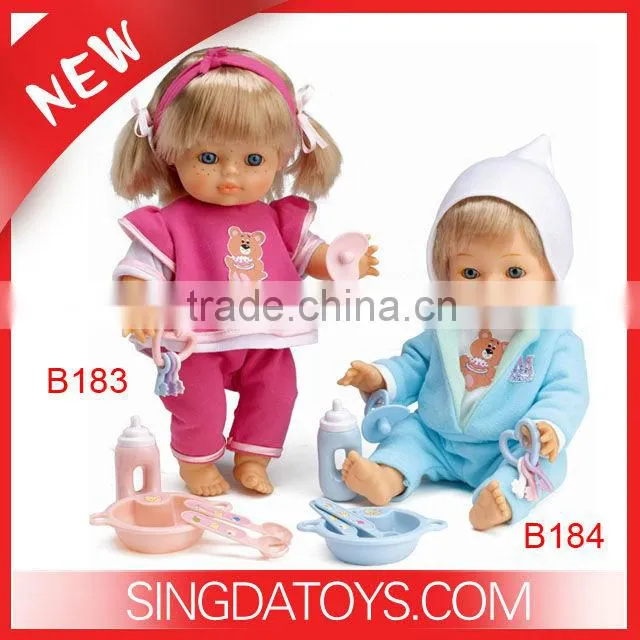 HOT SELLING ! 2014 New Design B033 B/O Baby Fashion Doll