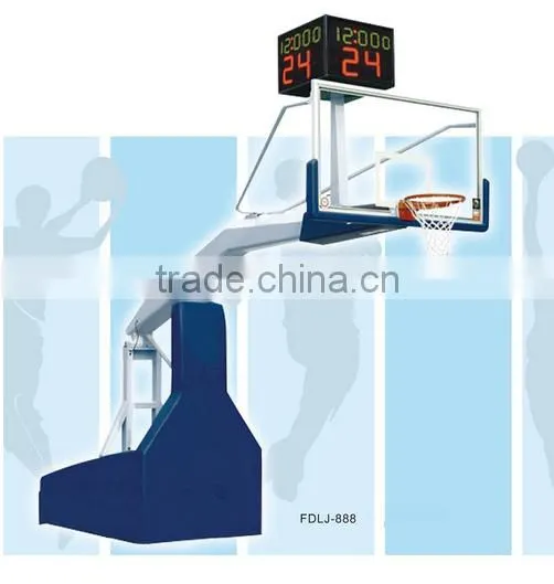 height movable Electric hydraulic basketball stand