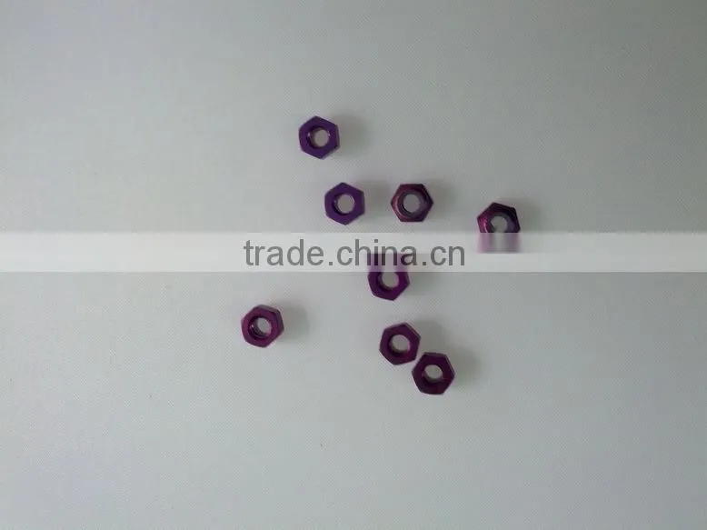 1/10 rc car upgrade spare parts 102048 Nut M3 (Al.)