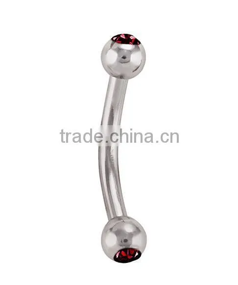 Charming Magnetic Custom Fake Stainless Steel Cool Eyebrow Rings Body Piercing Jewelry