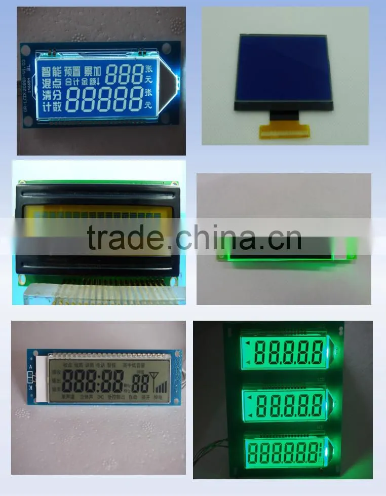 1602 lcd module display,yellow-green positive STN
