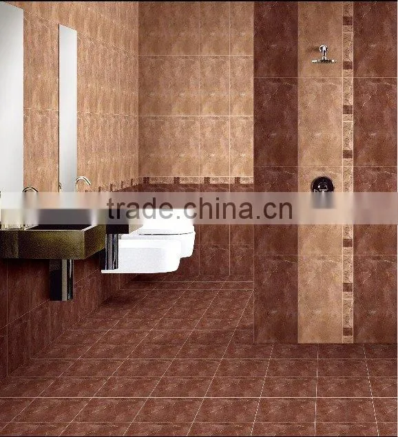 Rustic light brown ground tile flooring