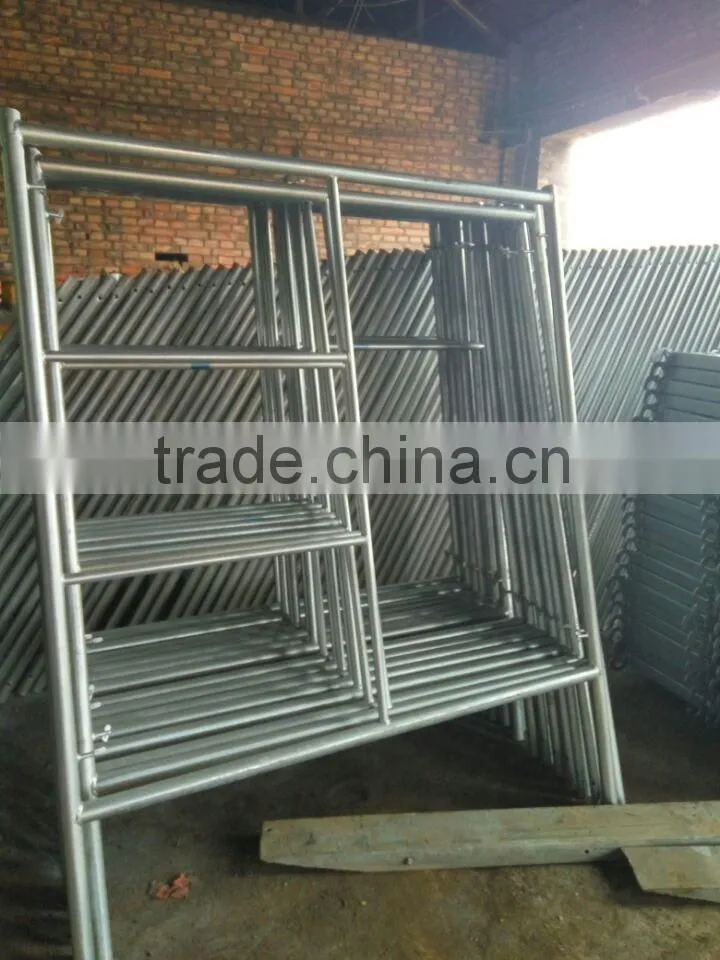 1524*1930mm Ladder scaffolding system with 480*1829mm steel plank