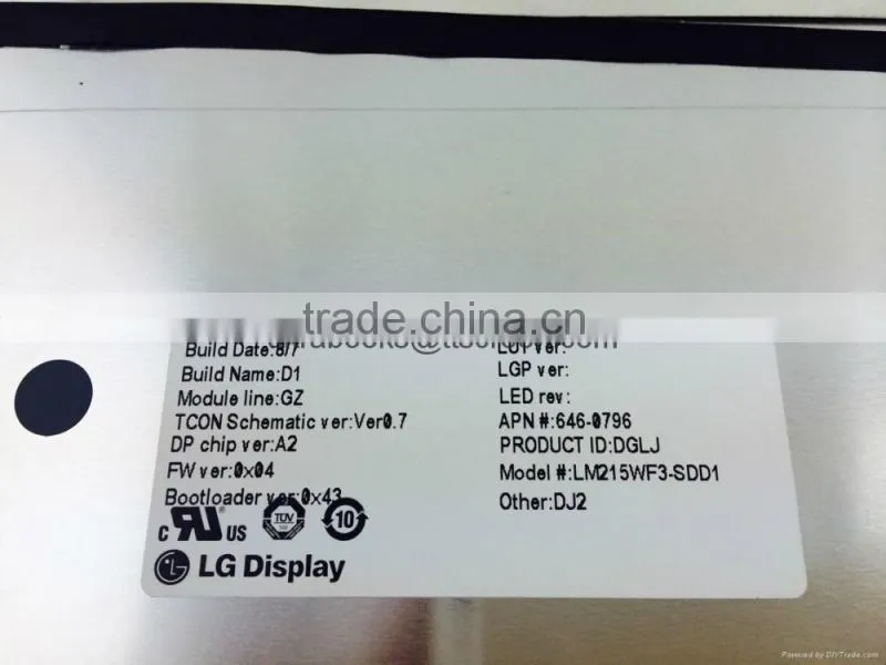 Brand New Replacement LCD Screen Front glass LM215WF3-SDD1 For 21.5 A1418 APN#:646-0796