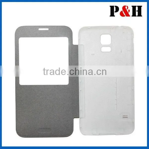 New Fashion Brilliant PU Leather Wallet Case For Samsung Galaxy S5 Card Slot Cover Book Style Stand Holder