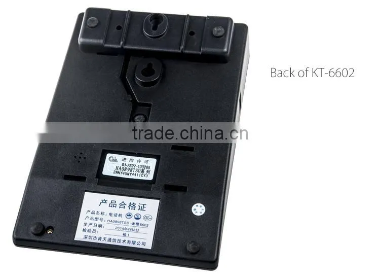 KT6602 telephone with caller id