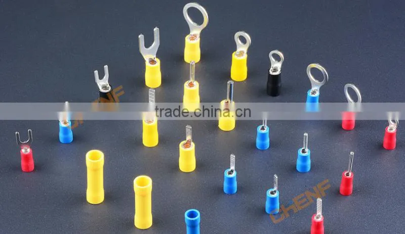 China Manufacture 22-16AWG Crimping Connector Assorted Insulated Spade Terminal SV Series