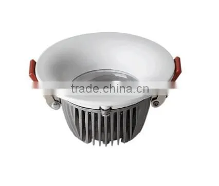 12W Round 6-7Inches Cool White Ultra-thin cob led downlight