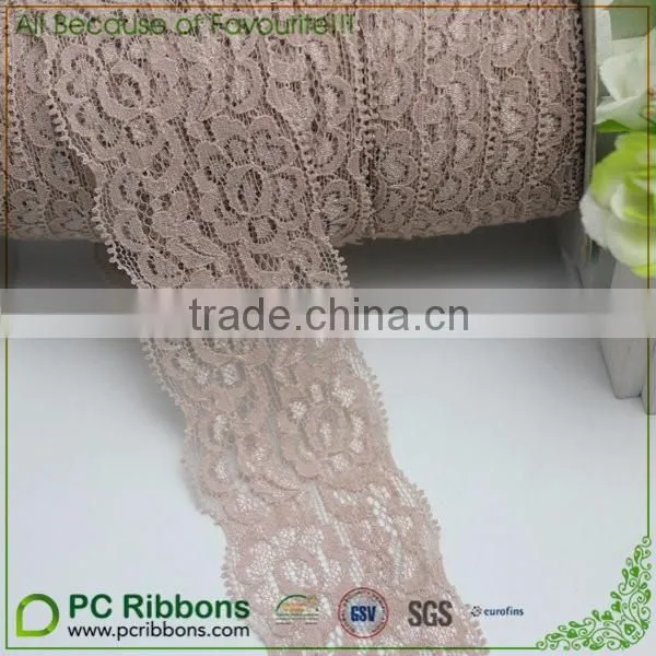 2" width ginger snap elastic lace trim