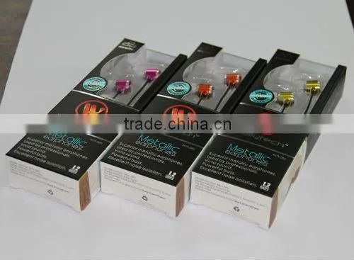 Hot sale Metal in-Ear Earphones for iPod/MP3/MP4