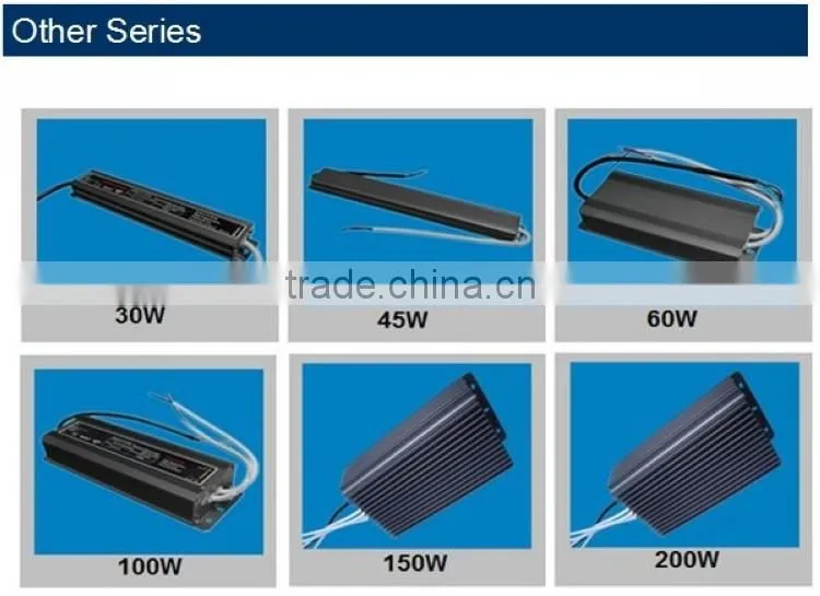 Waterproof 12v 15w led power supply for home lighting