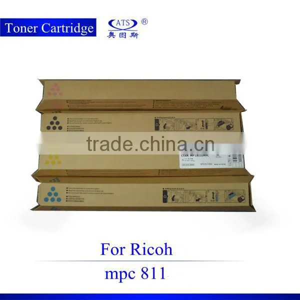 New Compatible toner cartridge mpc811 for ricoh color copier CMYK