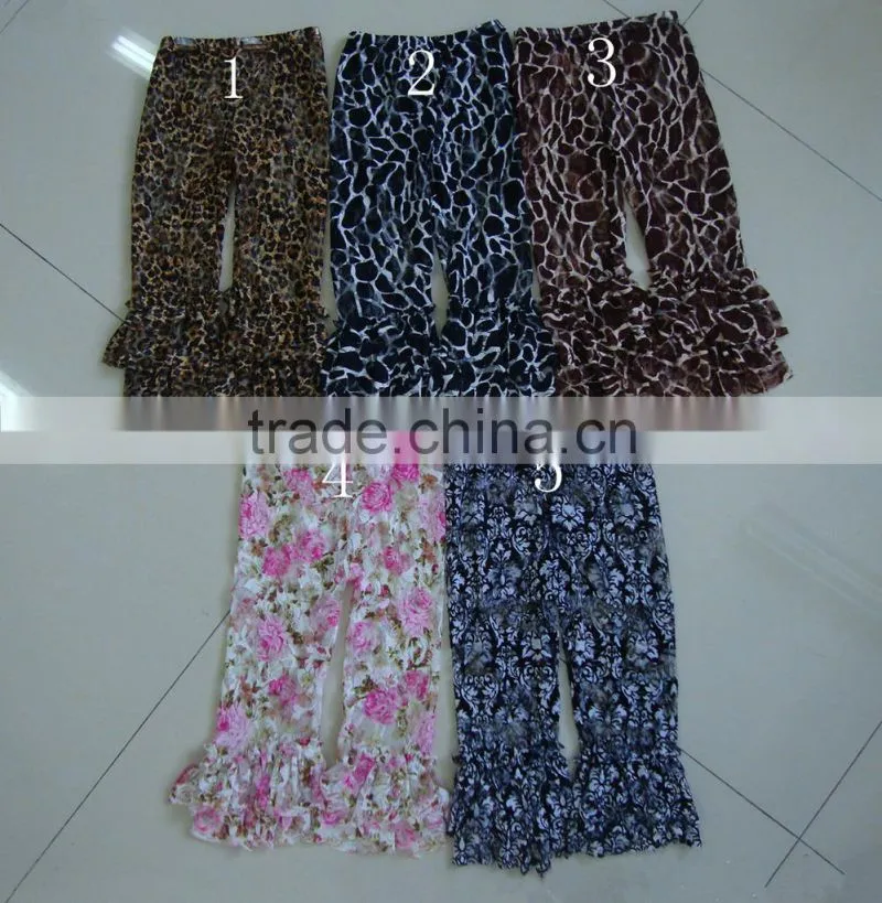 Wholesale cute colourful baby lace legging