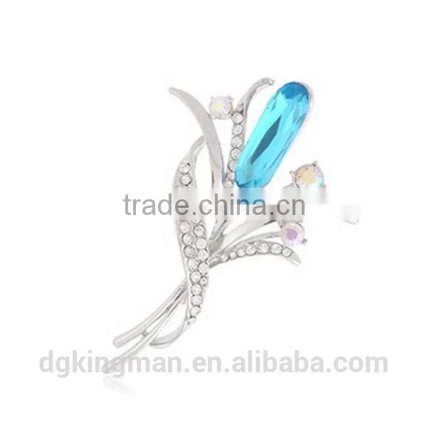 Kingman alibaba china new coming bright brooch korean crystal brooch