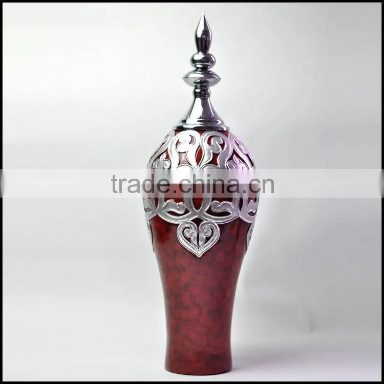 MPA-PIS0060RE promotion resin vase with design holiday gifts