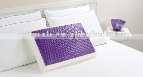 Cooling Gel Memory Foam pillow with zipper cover
