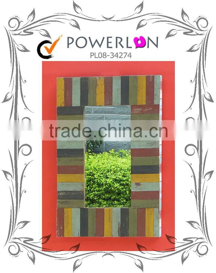 Popular Unique Design High Quality Antique Metal Decorative Painting Mirror For Home Garden Park Patio J15M TS05 X11PL08-34274