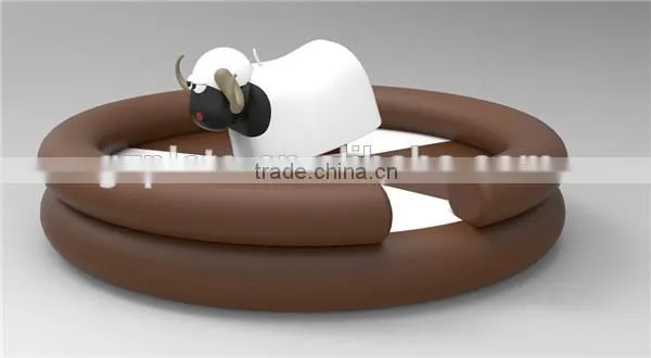 Exciting inflatable mechanical rodeo sheep inflatable rodeo bull game for sale