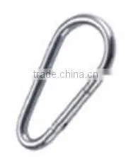 Stainless Steel Spring Snap Hook with Eyelet 304 / 316