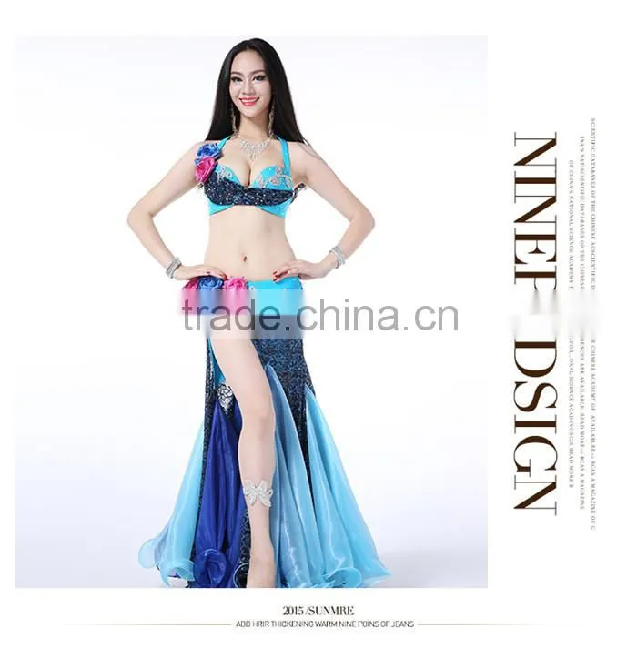 Professional Gorgeous Sexy & Elegant Belly Dance Performance Costume for Ladies