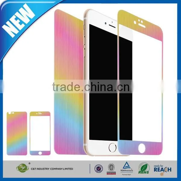 C&T Full Screen Tempered Glass Protectors with Curved Edge, Cover Edge-to-Edge for iPhone 6S Plus