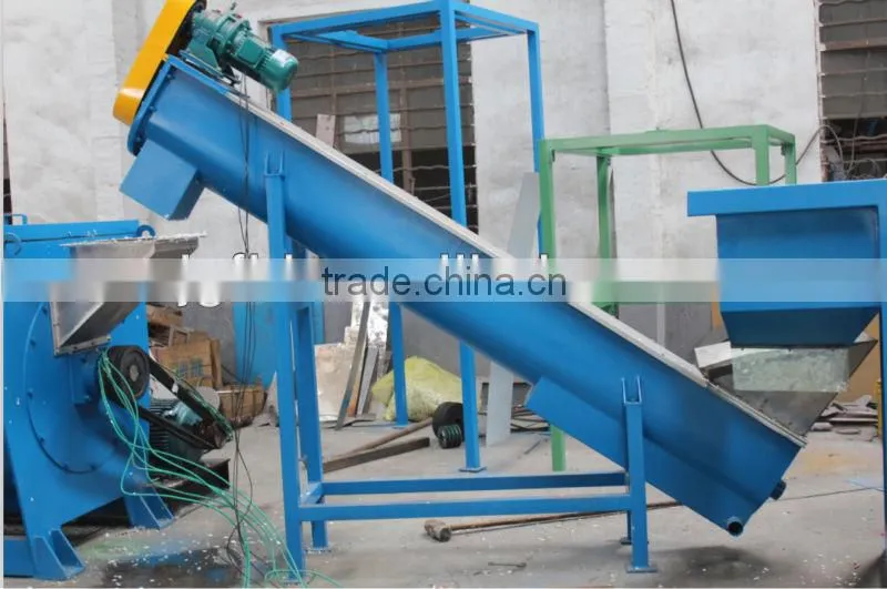 waste plastic recycling washing line