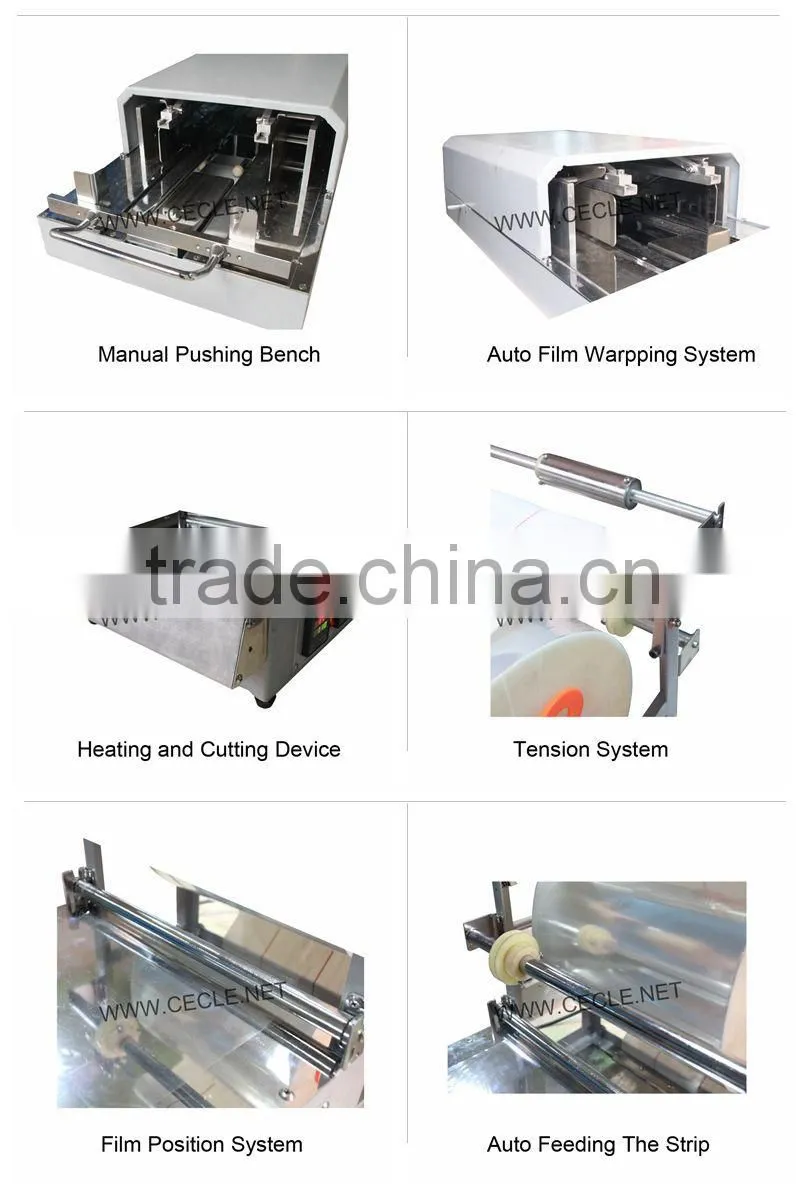 portable small size cosmetic, perfume box packaging machine