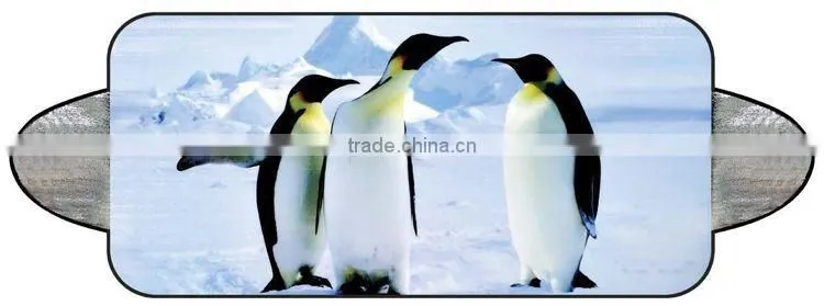 New design car snow shield with silk screen printing
