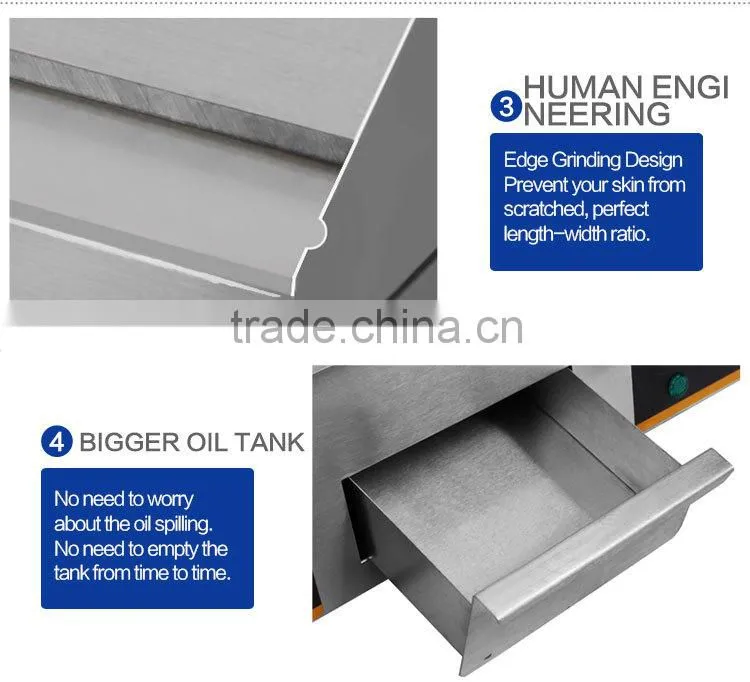 CI-820 Stainless Steel Flat Plate Electric Griddle for Restaurant