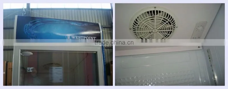 single door upright display showcase refrigerators
