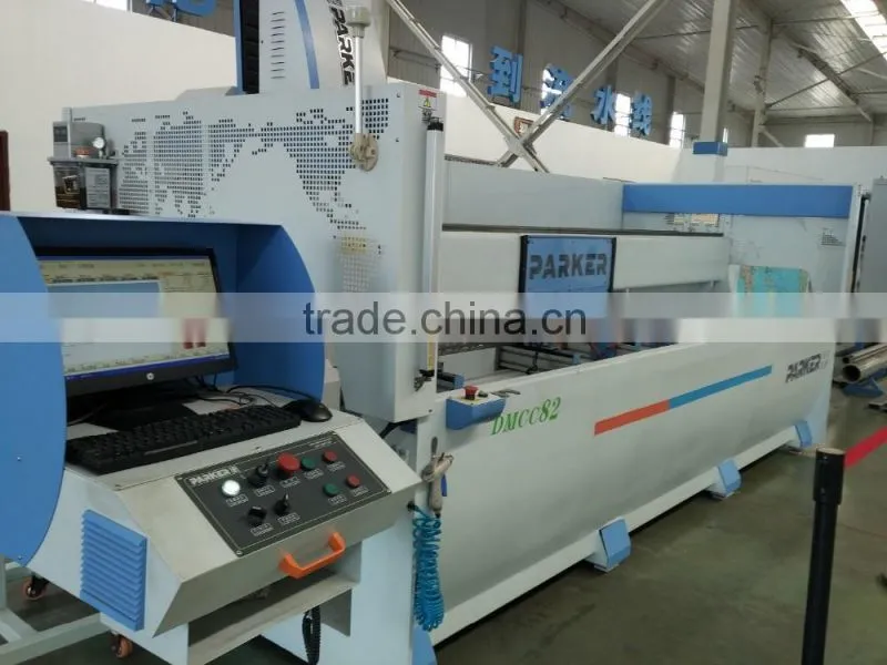 PVC profile CNC Control Double Mitre Cutting Saw/aluminium profile double head cutting machine