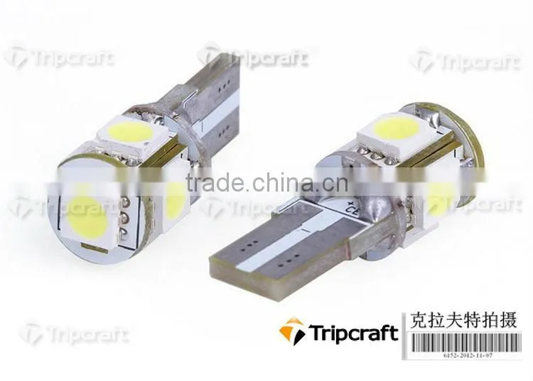 Hotsale T10 W5W 5SMD 5050 Car led strobe light led car accessory,auto light system
