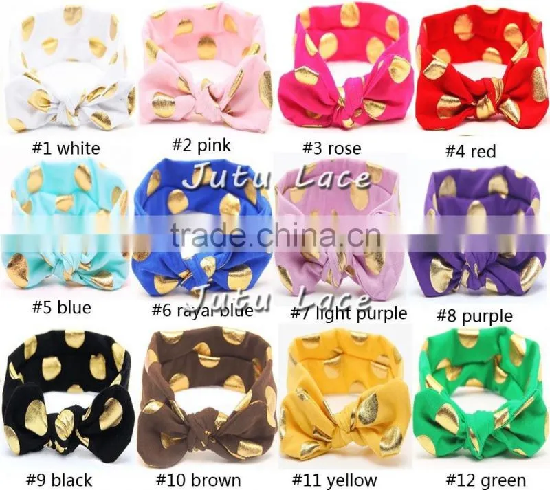 New !!Small torx baby lace knitting cross hair with children in Europe and the elastic lace hair hoop head with seven color