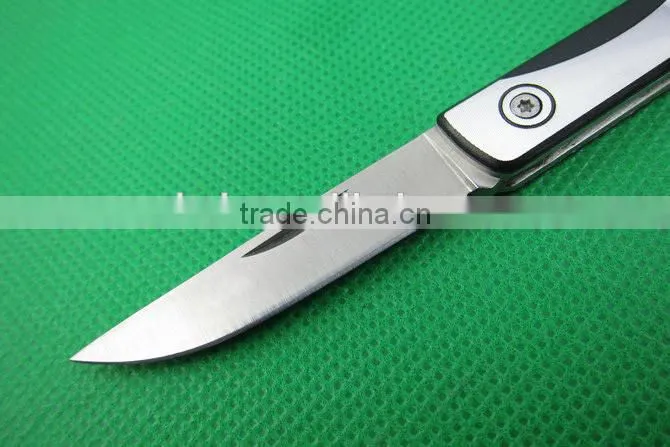 OEM no lock pocket gift knife with 440C stainless steel