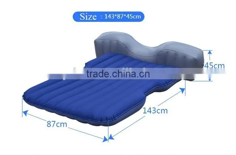 2016 Factory price comfortable pvc inflatable single air bed, floor air bed mattress ,inflatable car travel air bed mattress