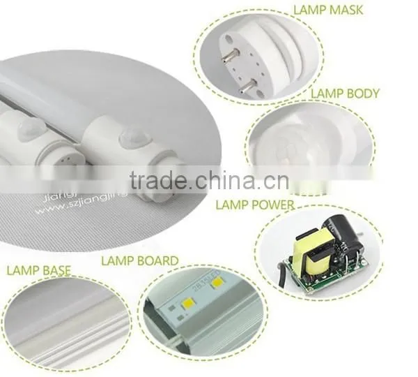 Wholesale price t8 tube light led tube 1200lm PIR sensor T8 1.2M/ 4 feet 18W 2835 smd tube light