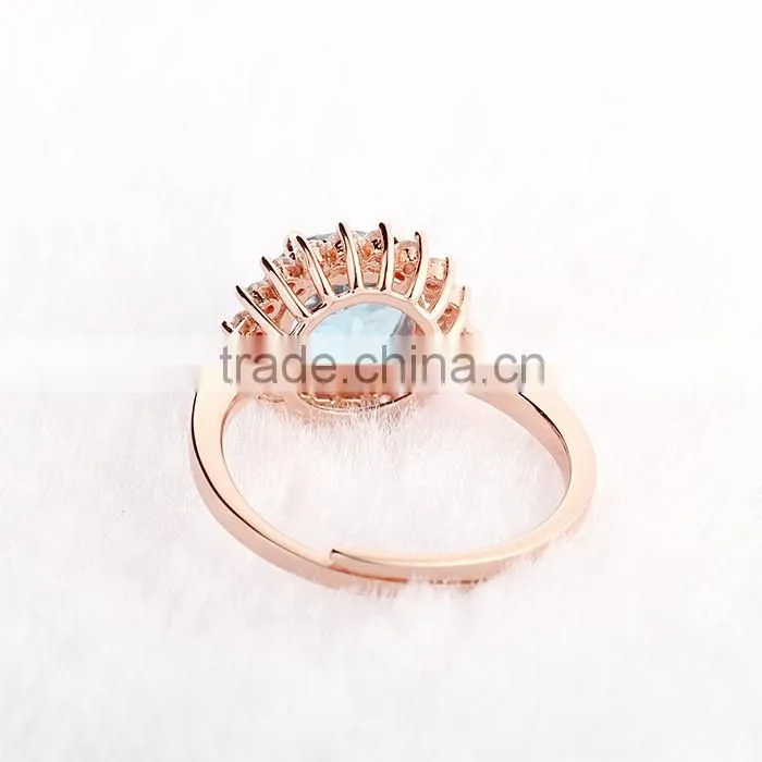 Women Gemstone Rings in Silver 925 Wholesale Silver Jewelry SRO040R