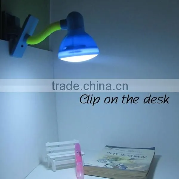 Eye protection Flexible clip LED table Lamp with Fashion sense energy saving Clamp Light Learning desk lamp