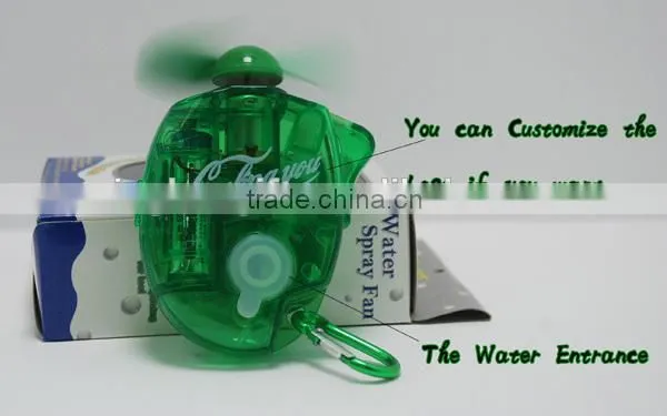 Portable Handheld Battery Fan, Water Spray electric fan.