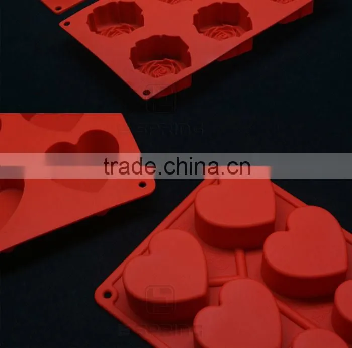 8 Cavity Silicone DIY Molds for Handmade Soap Cake Pudding