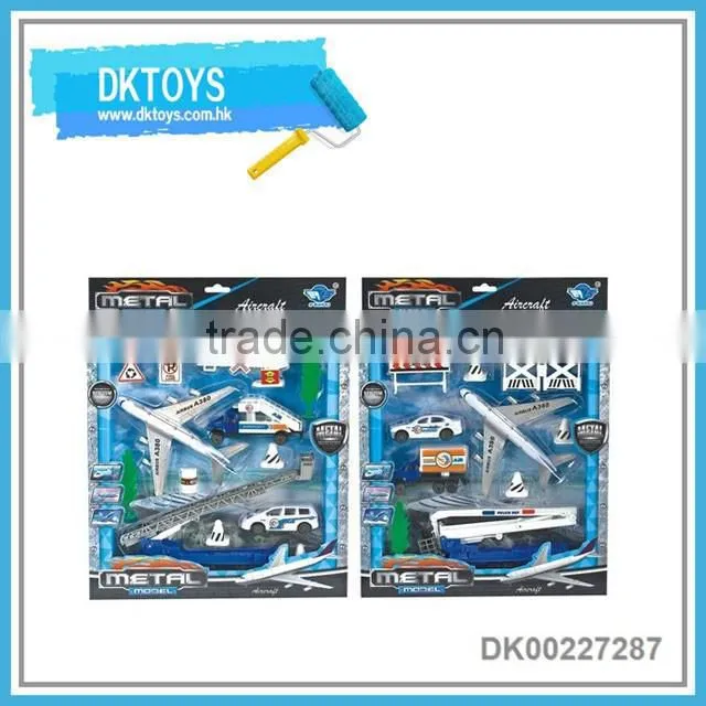 Free wheel diecast toy airport series