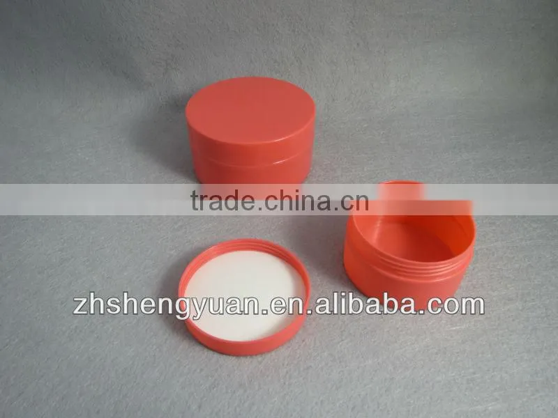 colorful round cosmetics PP jar for sale