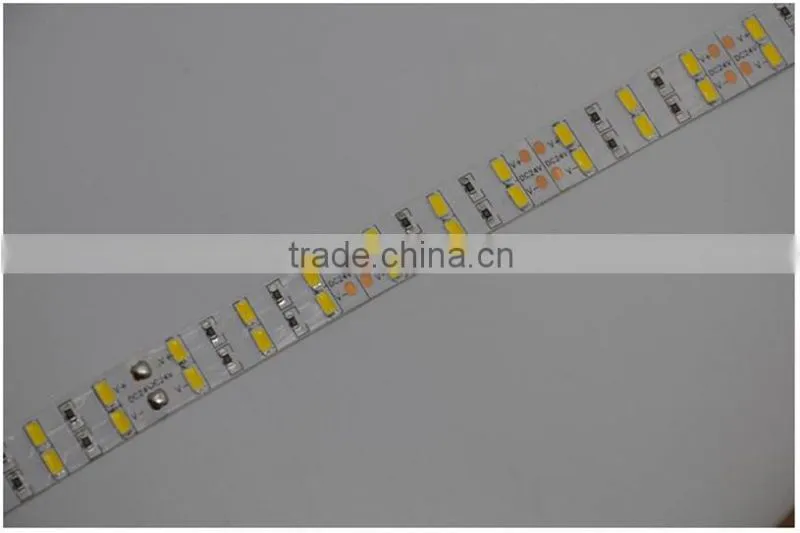Hot Sale Double Row 30Watt DC24V 120Leds/M SMD 5630 Led Strip