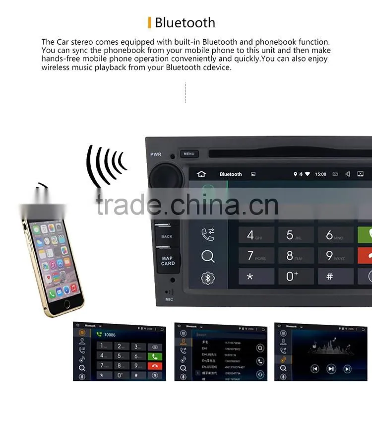 2 din 4x50W Gray Screen car dvd player with GPS for Opel Antara from 2005