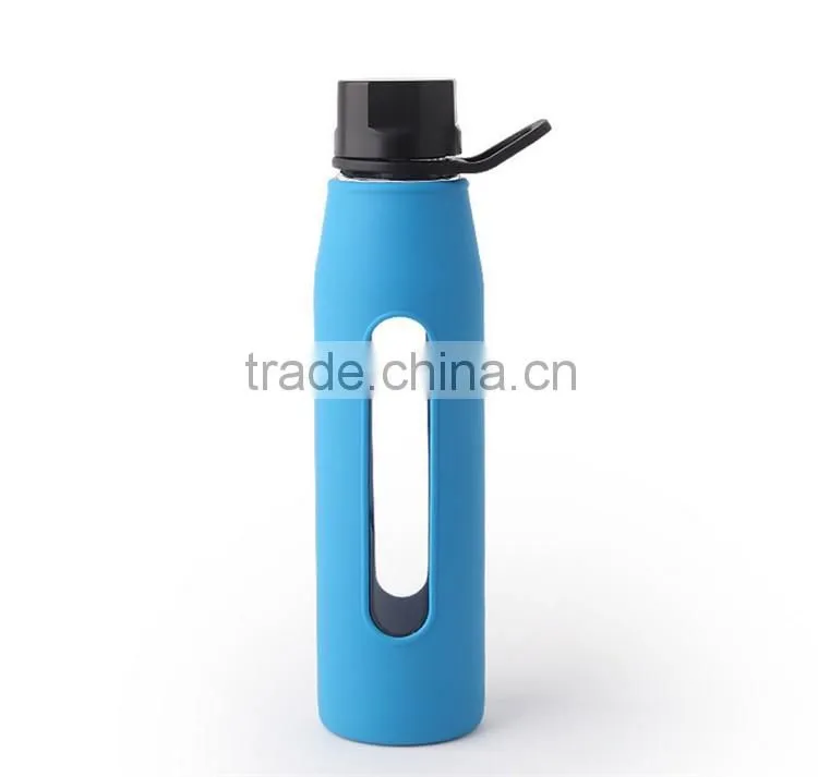 2016 Hot Selling Voss Water Glass Bottle/ Hot 5 Gallon Glass Water Bottle with Cat Cover