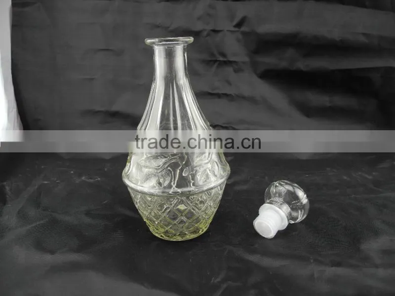 glass liquor bottle