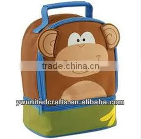 High Quality Cute Monkey Children School Bag